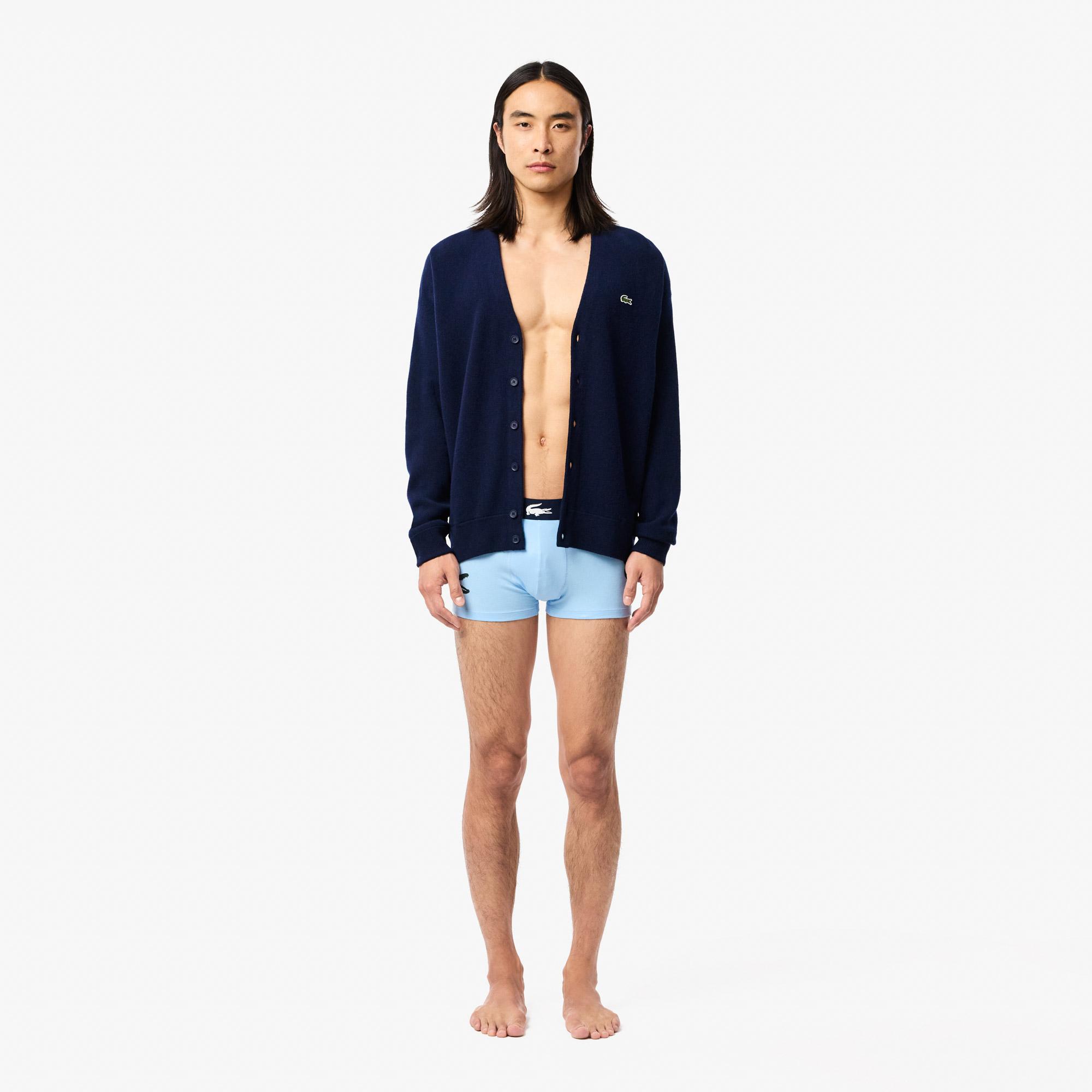 Lacoste Erkek 3'lü Renkli Boxer