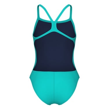  Team Swimsuit Challenge Solid Çocuk Mavi Yüzücü Mayosu 004765870