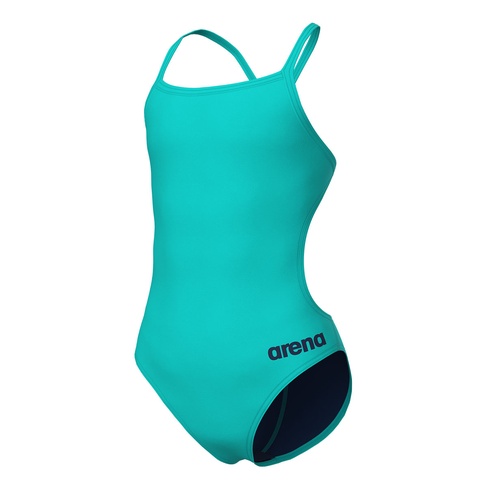  Team Swimsuit Challenge Solid Çocuk Mavi Yüzücü Mayosu 004765870