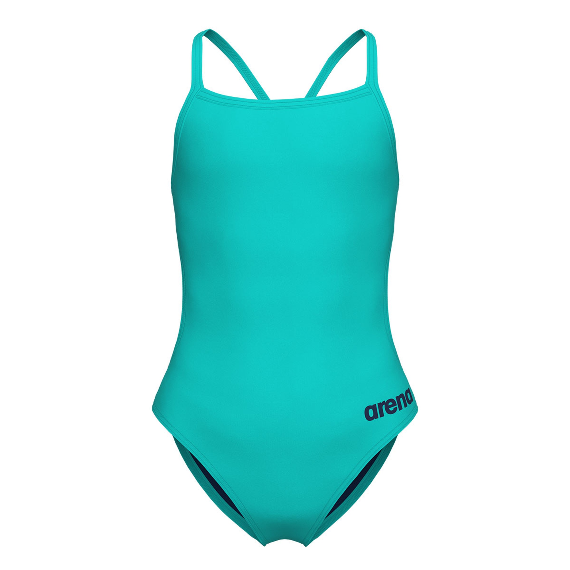 Team Swimsuit Challenge Solid Çocuk Mavi Yüzücü Mayosu 004765870