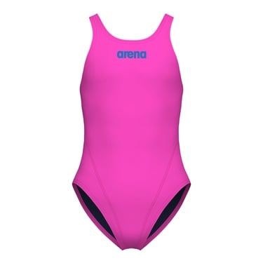  Team Swimsuit Swim Tech Solid Çocuk Pembe Yüzücü Mayosu 004764908