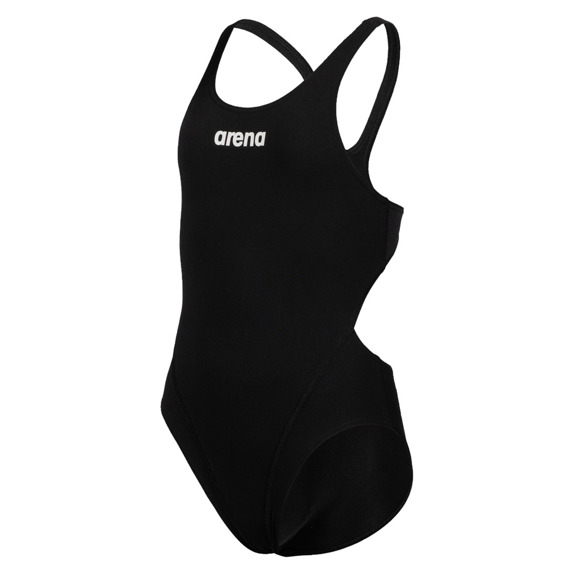 Team Swimsuit Tech Solid Çocuk Siyah Yüzücü Mayosu 004764550