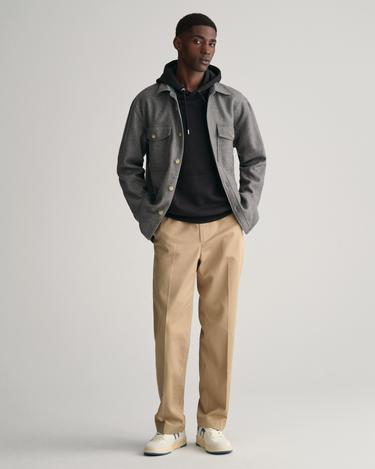  GANT Erkek Siyah Regular Fit Kapüşonlu Sweatshirt