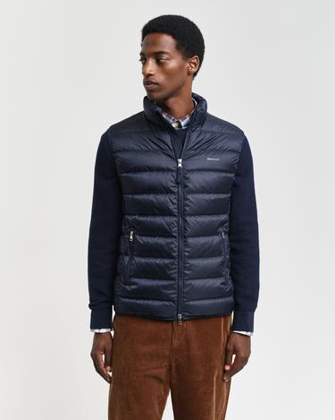  GANT Erkek Lacivert Dik Yaka Kapitone Yelek