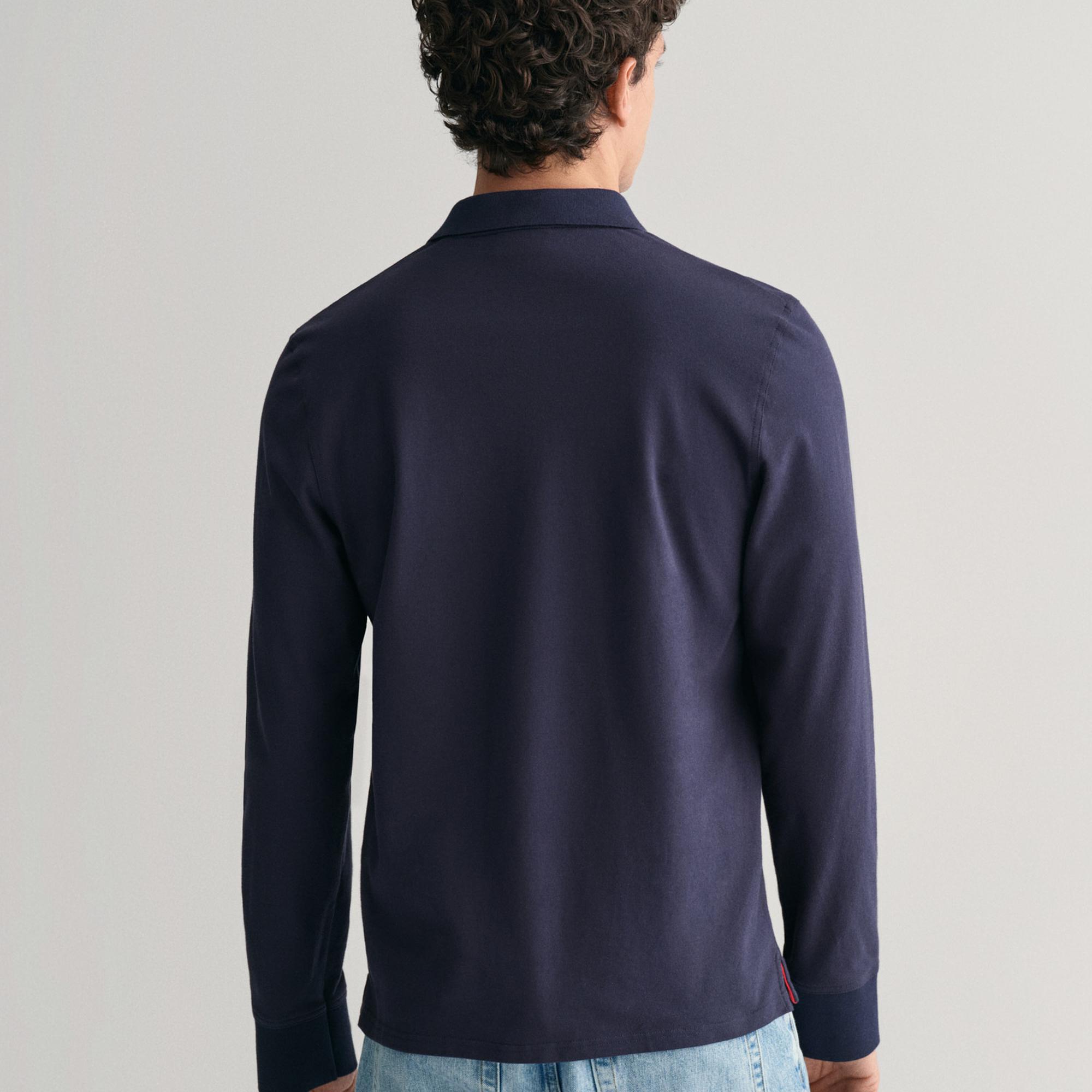 GANT Erkek Lacivert Regular Fit Polo