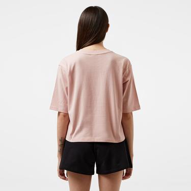  Guess Aurelie Boxy Mid Organic Stream Jersey 180 Kadın Bej T-Shirt