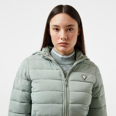  Guess Solid Heavy Diann Stretch Creamy Plain Kadın Yeşil Mont