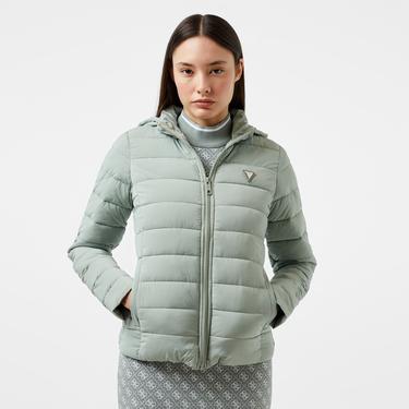  Guess Solid Heavy Diann Stretch Creamy Plain Kadın Yeşil Mont