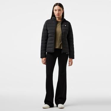  Guess Solid Heavy Diann Stretch Creamy Plain Kadın Siyah Mont