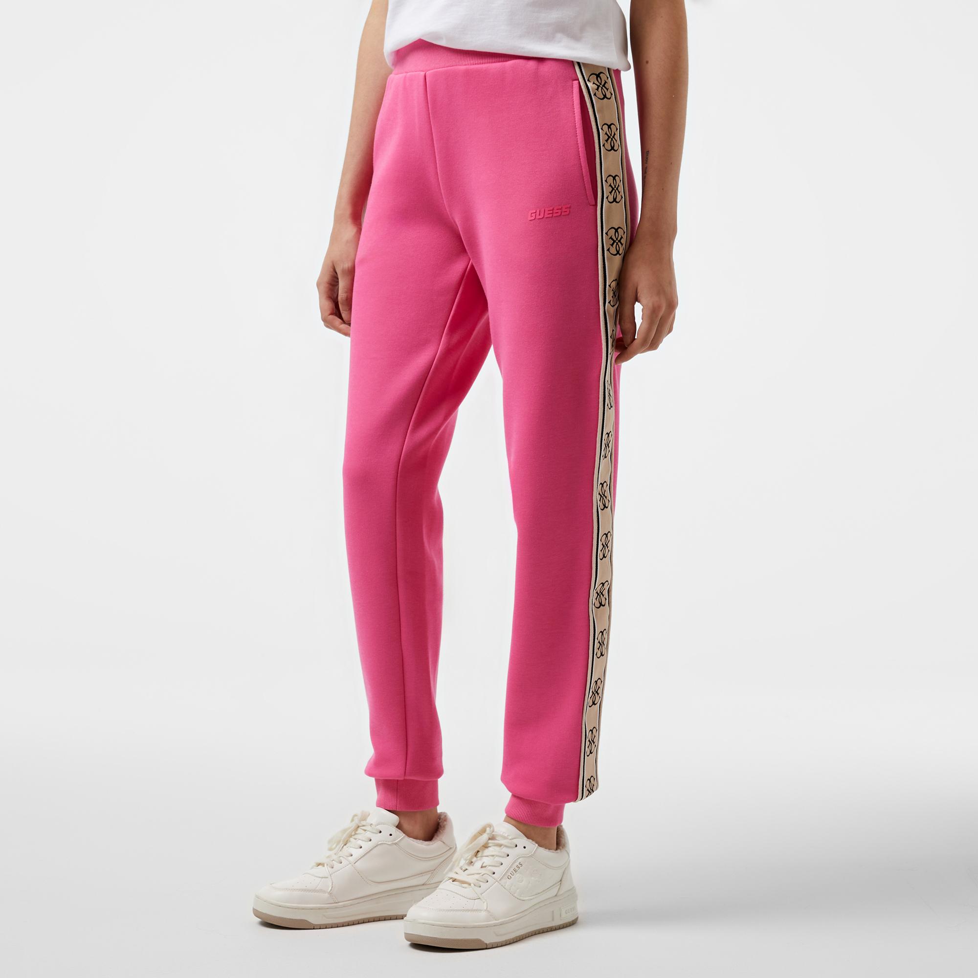 Guess Britney Jogger Punto Milano 300 Kadın Pembe Eşofman Altı