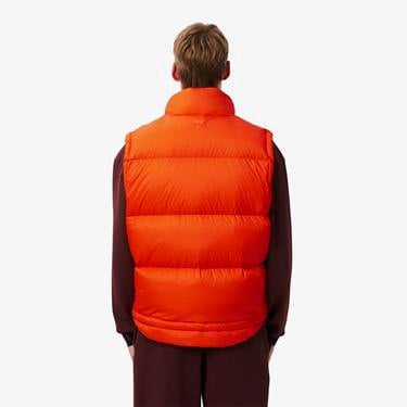  Erkek Dik Yaka Turuncu Yelek