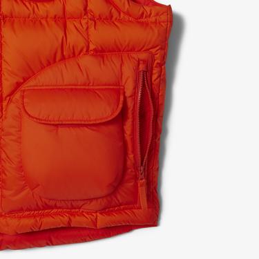  Erkek Dik Yaka Turuncu Yelek