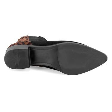  Mena Siyah Kadın Deri Bot