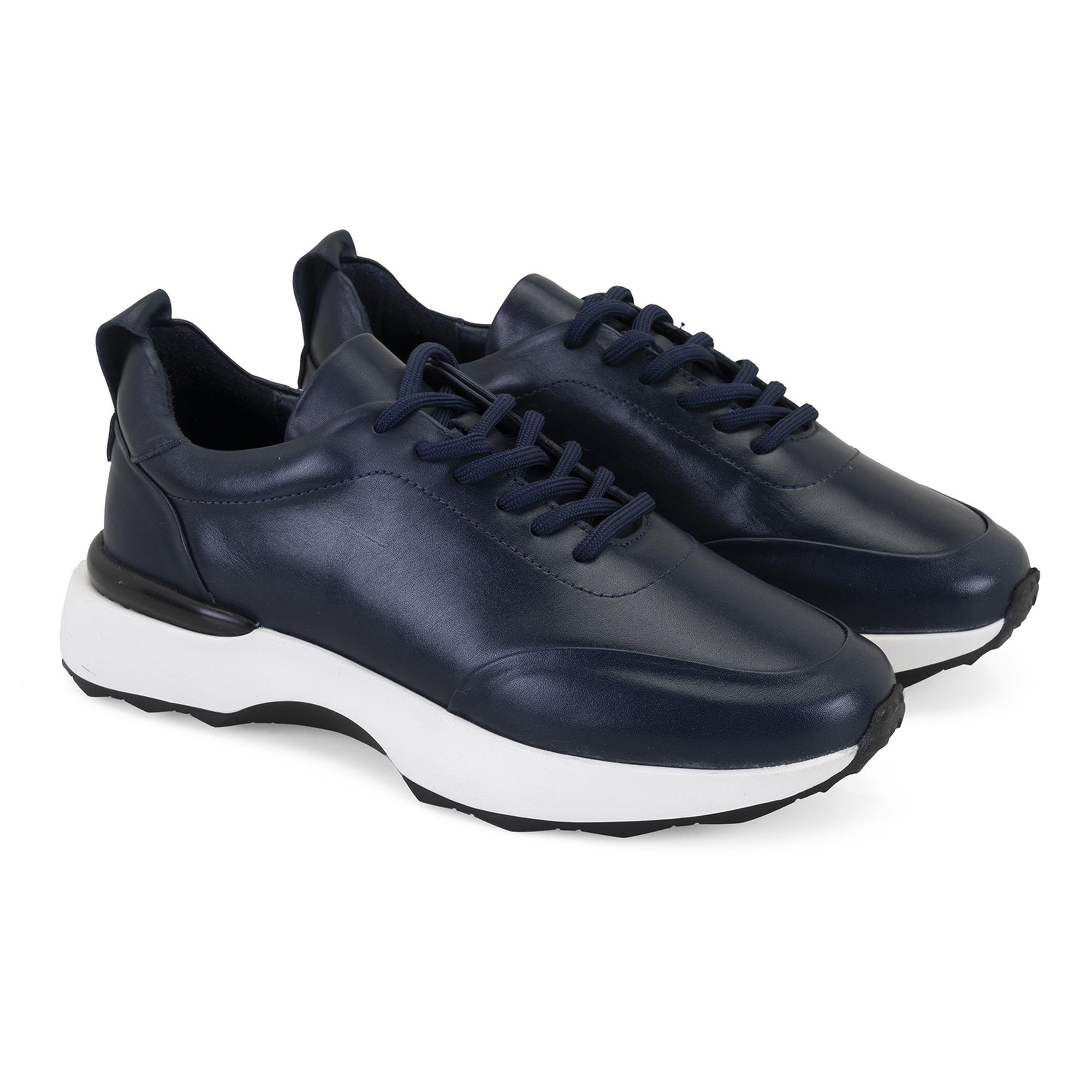 Bria Lacivert Erkek Deri Spor Ayakkabı