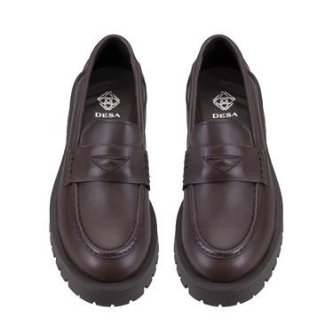  Kadın Kahve Deri Günlük Ayakkabı