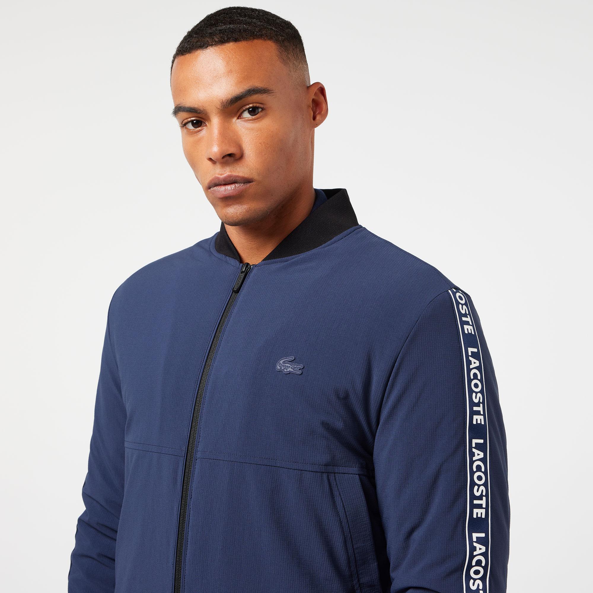 Erkek Relaxed Fit Hakim Yaka Lacivert Mont