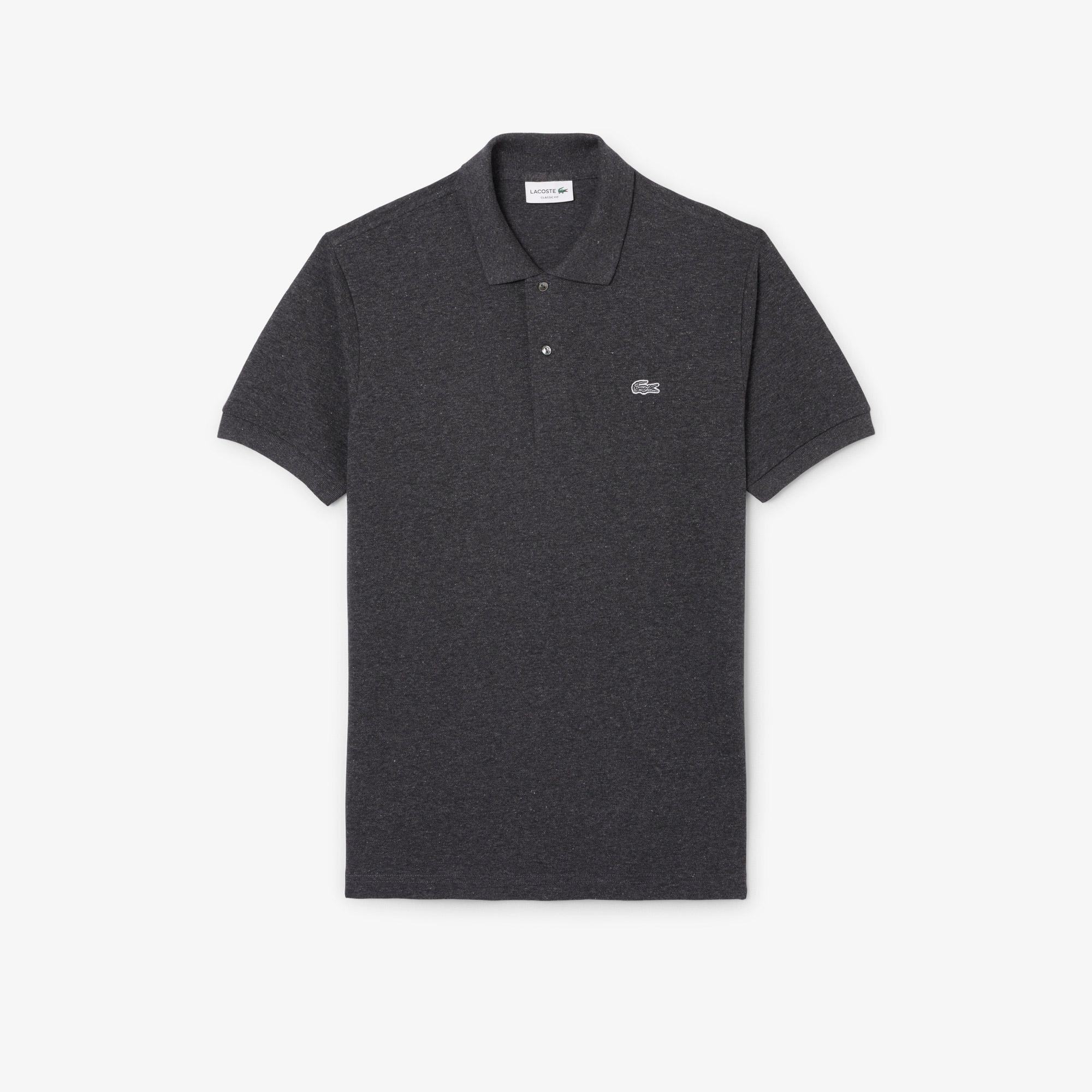 Erkek Classic Fit Gri Polo