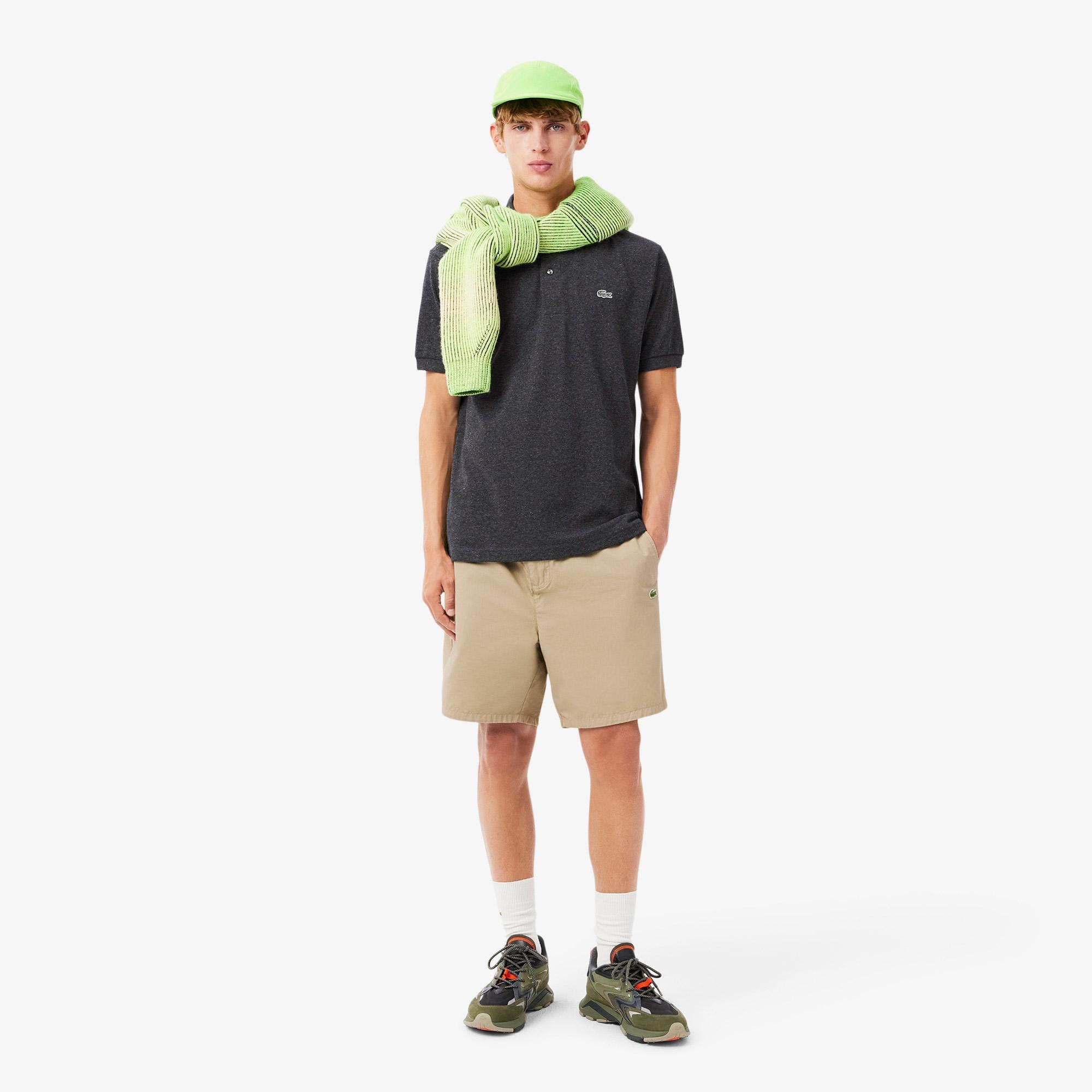 Erkek Classic Fit Gri Polo