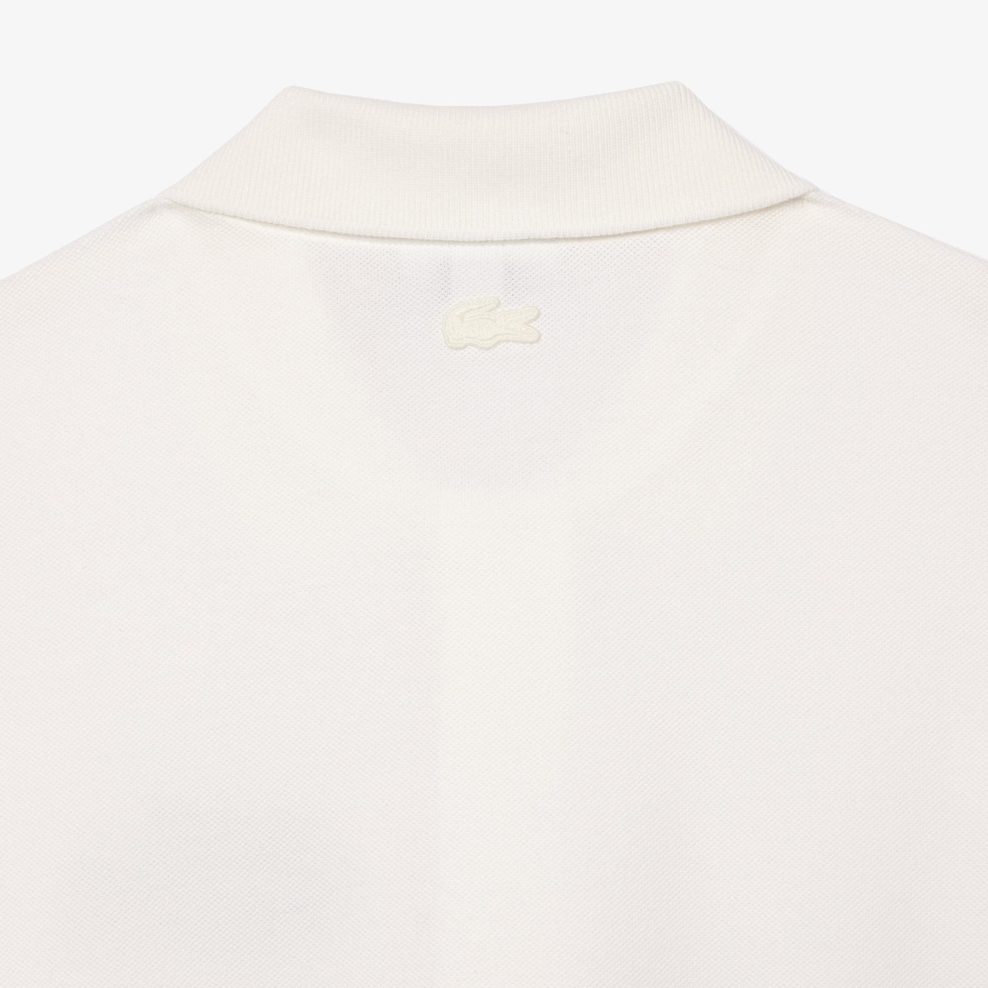 Erkek Classic Fit Beyaz Polo