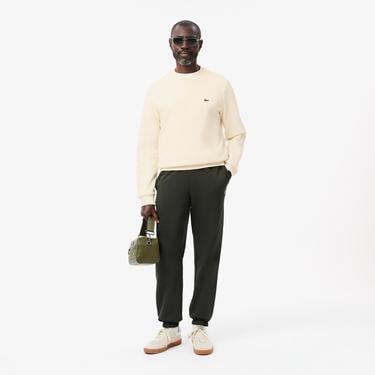  Lacoste Erkek Classic Fit Bisiklet Yaka Krem Sweatshirt