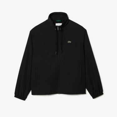  Erkek Regular Fit Kapüşonlu Siyah Yağmurluk