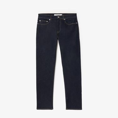  Lacoste Erkek Slim Fit Koyu Mavi Jean Pantolon