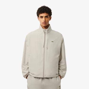  Erkek Regular Fit Kapüşonlu Gri Yağmurluk