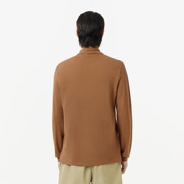  Lacoste L.12.12 Classic Fit Erkek Kahverengi Polo
