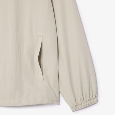  Erkek Regular Fit Kapüşonlu Gri Yağmurluk