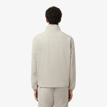  Erkek Regular Fit Kapüşonlu Gri Yağmurluk