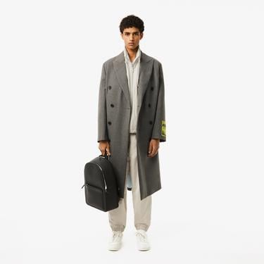  Erkek Regular Fit Kapüşonlu Gri Yağmurluk