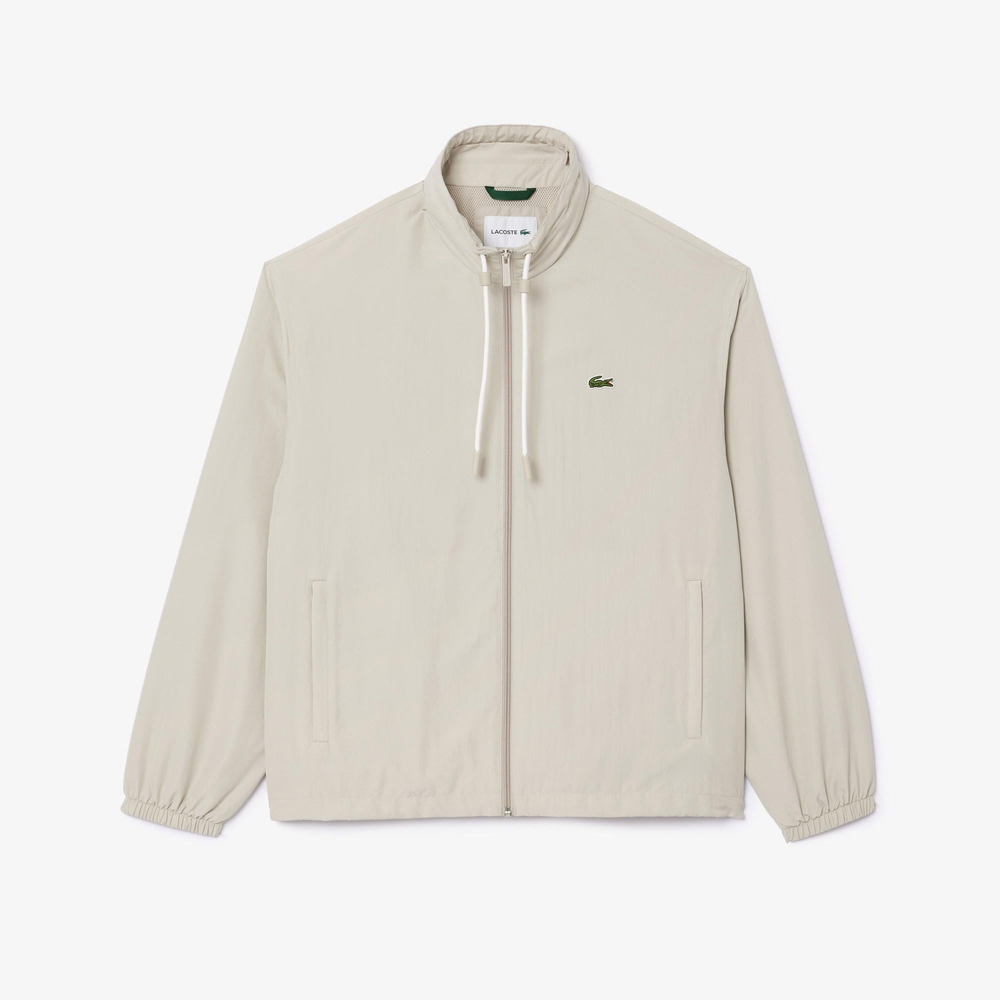 Erkek Regular Fit Kapüşonlu Gri Yağmurluk