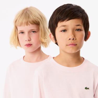  Lacoste Classic Çocuk Pembe T-Shirt