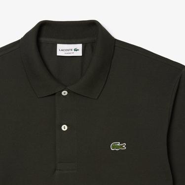  Lacoste L.12.12 Erkek Classic Fit Uzun Kollu Haki Polo