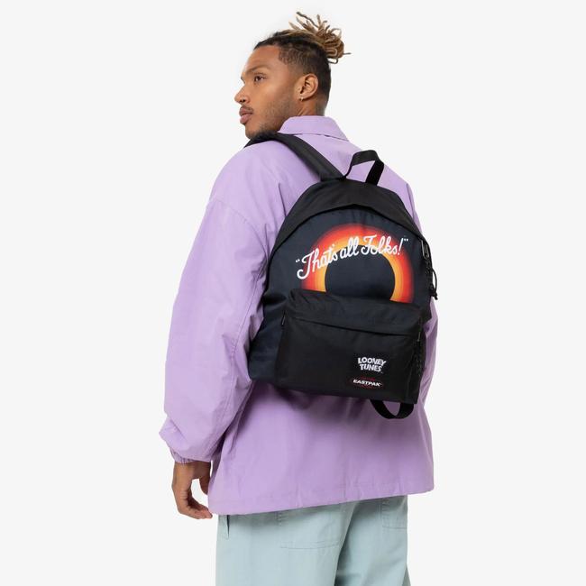  Eastpak Padded Pak'R That's All Folks! Unisex Siyah Sırt Çantası