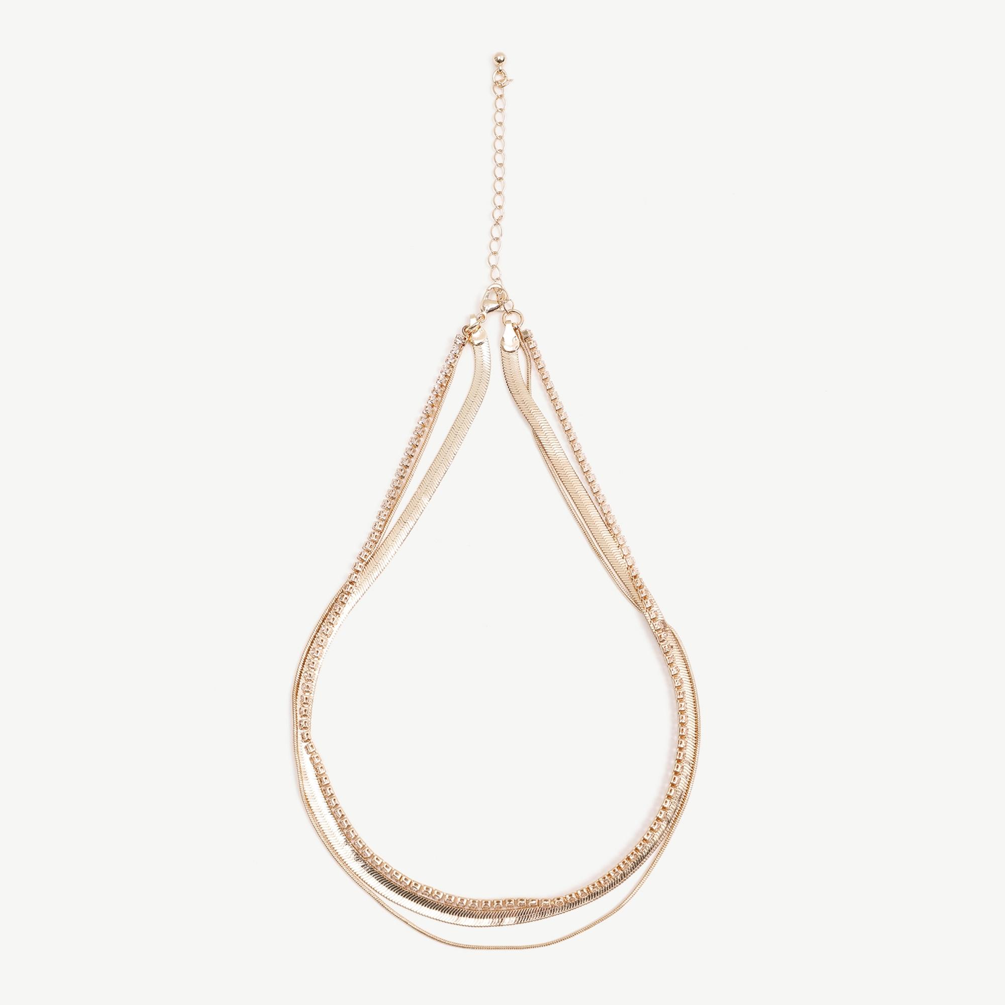 Çoklu Sıralı Zincir Kolye