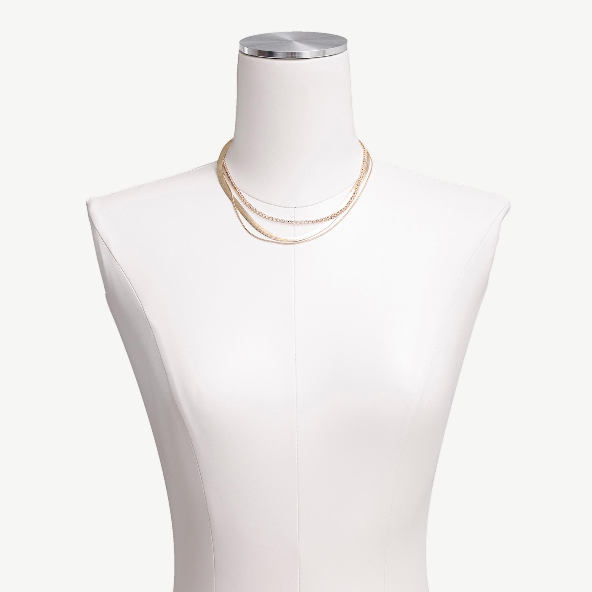 Çoklu Sıralı Zincir Kolye