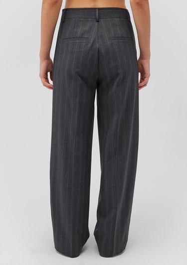  Mavi Çizgili Gri Pantolon 1010966-87977
