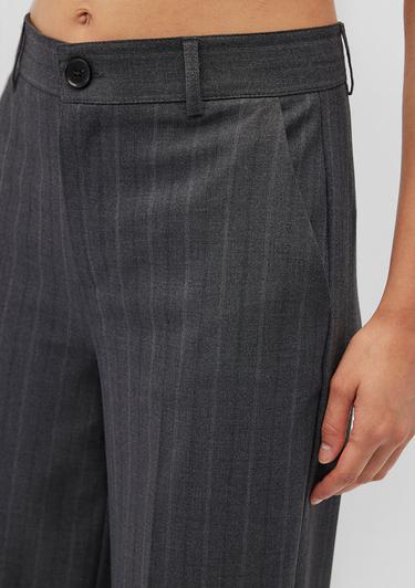  Mavi Çizgili Gri Pantolon 1010966-87977