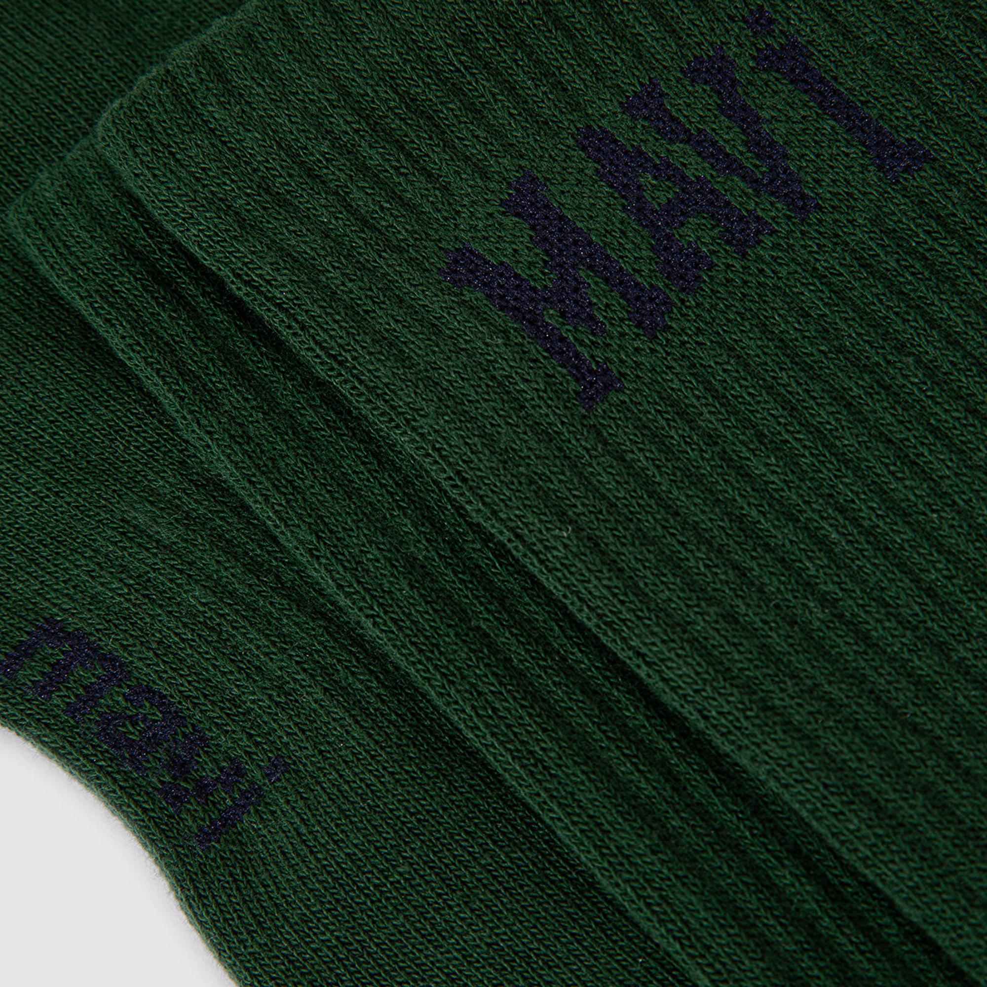 Mavi Mavi Logo Baskılı Yeşil Soket Çorap 0911160-87831