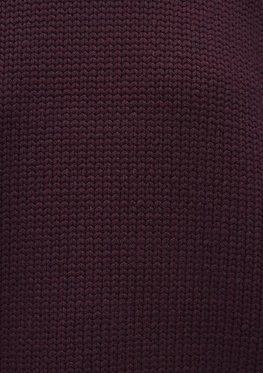  Mavi Bisiklet Yaka Bordo Kazak Oversize / Geniş Kesim 1710516-70434