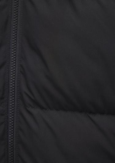  Mavi Kapüşonlu Siyah Şişme Mont 0110349-900