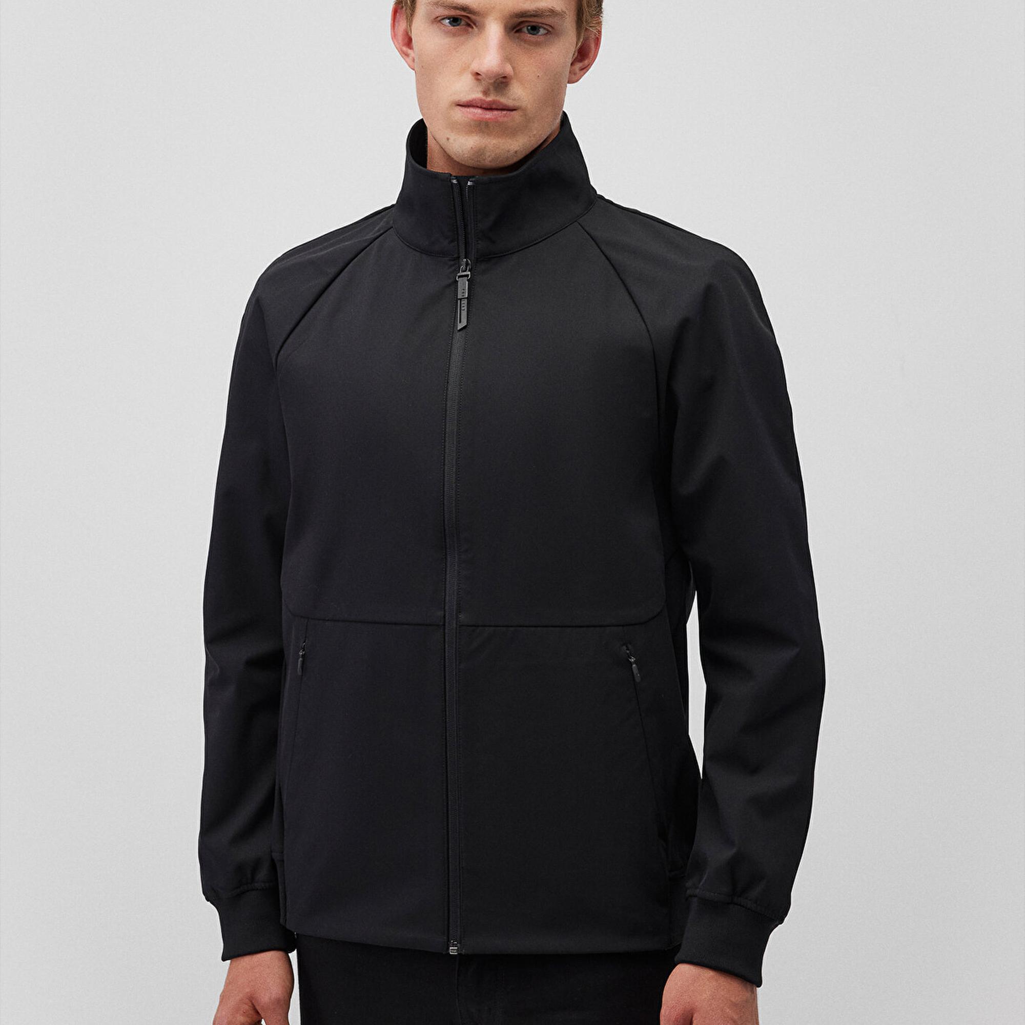 Mavi Dik Yaka Siyah Ceket Regular Fit / Normal Kesim 0110361-900