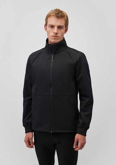  Mavi Dik Yaka Siyah Ceket Regular Fit / Normal Kesim 0110361-900