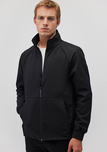  Mavi Dik Yaka Siyah Ceket Regular Fit / Normal Kesim 0110361-900