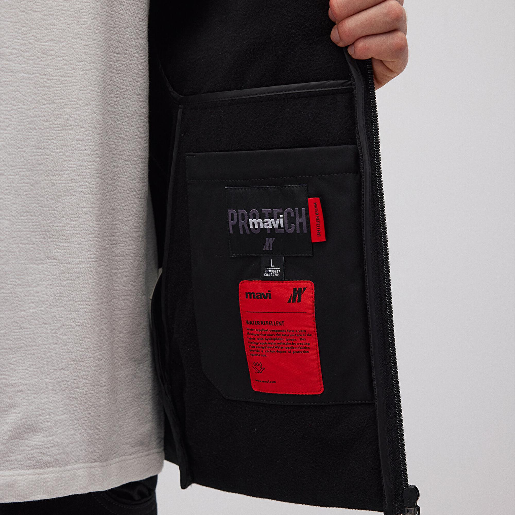 Mavi Dik Yaka Siyah Ceket Regular Fit / Normal Kesim 0110361-900