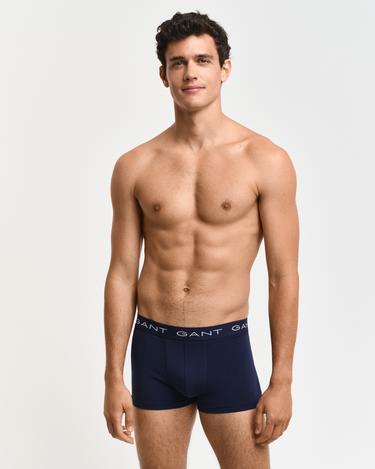  GANT Erkek Lacivert Slim Fit Logolu 3'lü Boxer