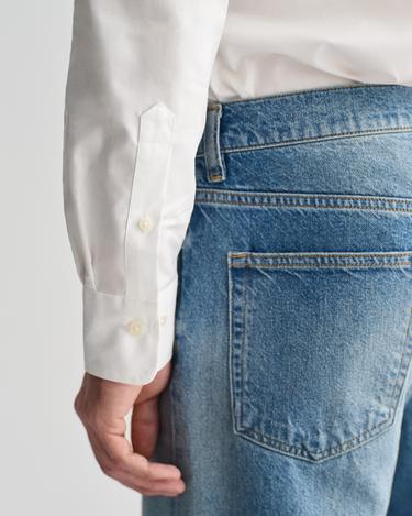  GANT Erkek Beyaz Slim Fit Gömlek