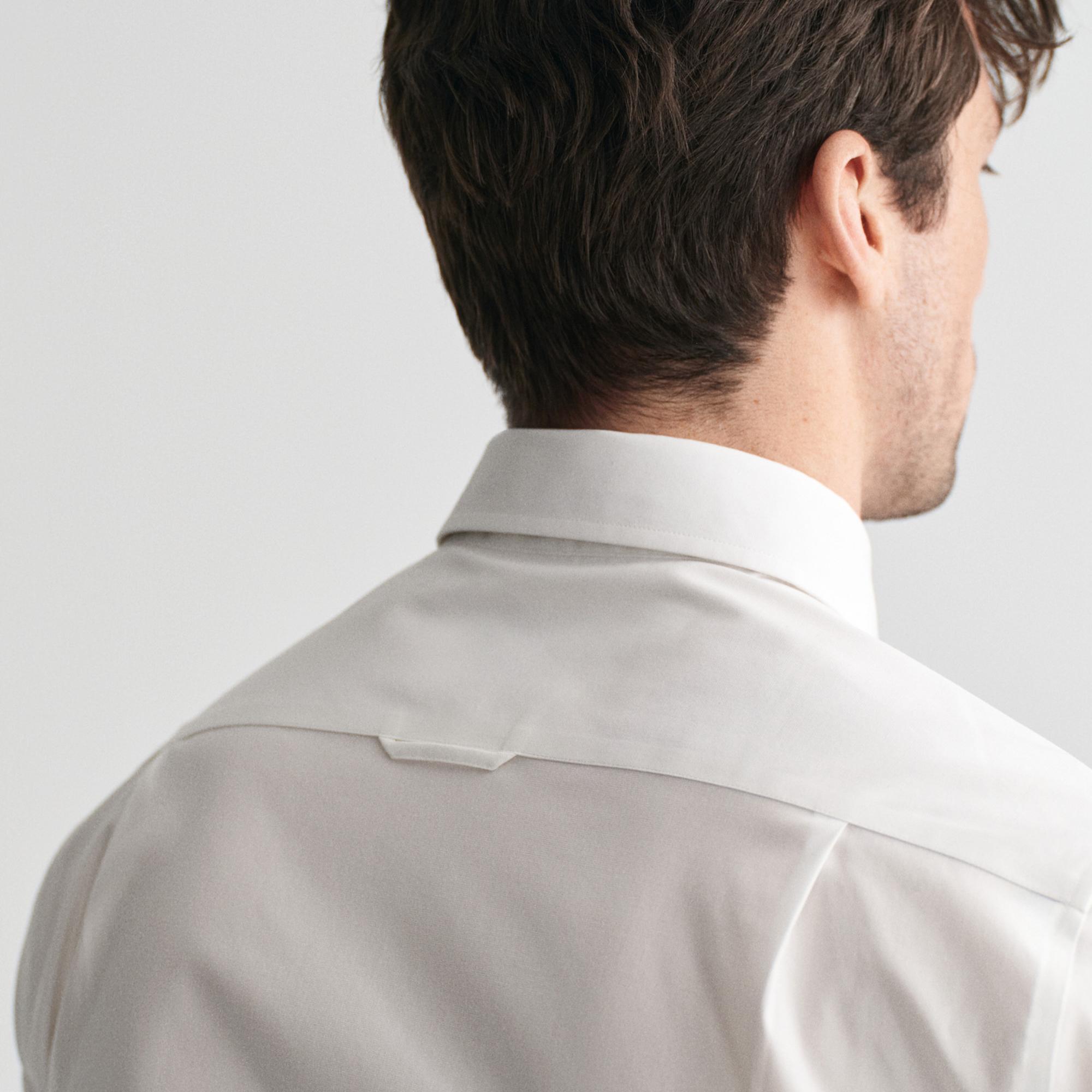 GANT Erkek Beyaz Slim Fit Gömlek