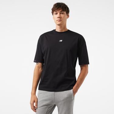  New Balance UNT3417 Lifestyle Unisex Siyah T-Shirt